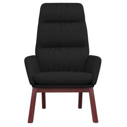 vidaXL Relaxstoel stof zwart