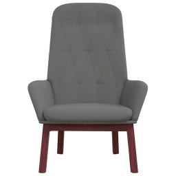 vidaXL Relaxstoel fluweel donkergrijs