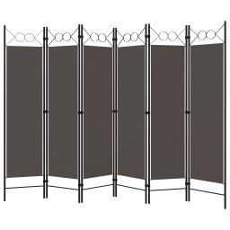 vidaXL Kamerscherm met 6 panelen 240x180 cm antraciet