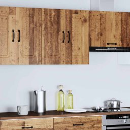 vidaXL Keukenbovenkast Kalmar bewerkt hout oud houtkleurig