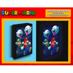 Super Mario Boo Blast Light Canvas 40X30 Cm