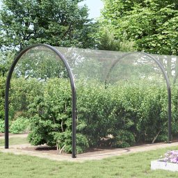 vidaXL Doorzichtig zeildoek met zeilringen 5x12 m PVC