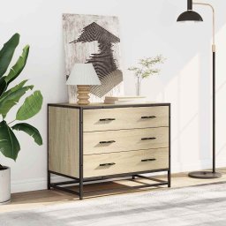 vidaXL Ladekast 70x41x56 cm bewerkt hout sonoma eikenkleurig