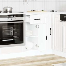 vidaXL Onderkast Lucca bewerkt hout wit