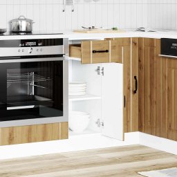 vidaXL Onderkast Lucca bewerkt hout artisanaal eikenkleur