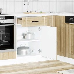 vidaXL Onderkast Lucca bewerkt hout sonoma eikenkleurig