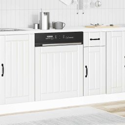 vidaXL Vaatwaspaneel Lucca bewerkt hout wit