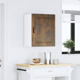vidaXL Keukenbovenkast Porto bewerkt hout gerookt eikenkleurig