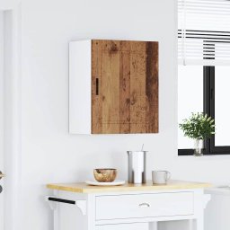 vidaXL Keukenbovenkast Porto bewerkt hout oud houtkleurig