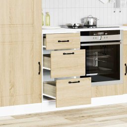vidaXL Onderkast Kalmar bewerkt hout sonoma eikenkleurig