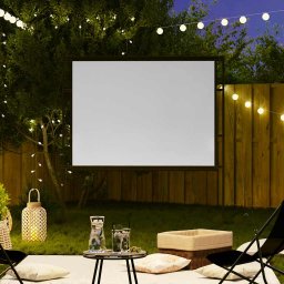 vidaXL Projectiescherm met standaards 90 inch 4:3