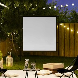 vidaXL Projectiescherm met statieven 89 inch 1:1