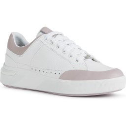 GEOX - Maat 38 - D DALYLA vrouwen Sneakers - wit/roze