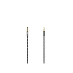 Hama Audiokabel, 3,5mm jack - 3,5mm jack, stereo, metaal, verguld, 0,75 m Mini jack kabel Zwart