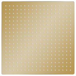 vidaXL Regendouchekop vierkant 50x50 cm roestvrij staal goudkleurig