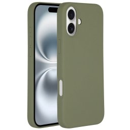 Accezz Liquid Silicone Backcover met MagSafe iPhone 16 Telefoonhoesje