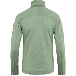 Fjällräven Maat S Abisko Lite Fleece Half Zip Dames Outdoorvest - Misty Green