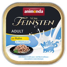 Voordeelpakket animonda Vom Feinsten Adult Milkies in Saus 32 x 100 g - Kip in melksaus (32 x 100g)