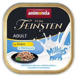 Voordeelpakket animonda Vom Feinsten Adult Milkies in Saus 32x / 36x 100 g - Kip in melksaus (32 x 100g)