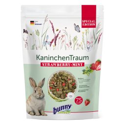 Voordeelpakket: 3x1,5kg konijnenvoer RabbitDream Special Edition Aardbei-Mint