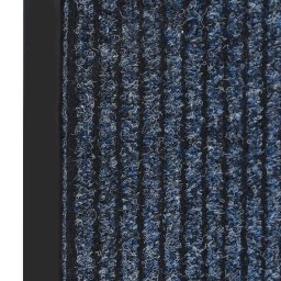 vidaXL Deurmat 40x60 cm gestreept blauw