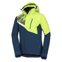 NORTHFINDER Wash ink blue green windjak L