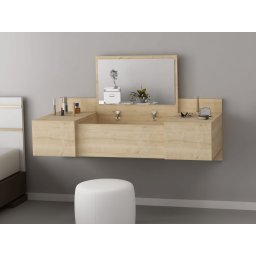 Make-up tafel ZAKKORI saphire eik