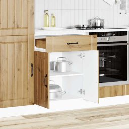 vidaXL Onderkast Lucca bewerkt hout artisanaal eikenkleur