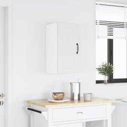 vidaXL Keukenbovenkast Lucca bewerkt hout wit