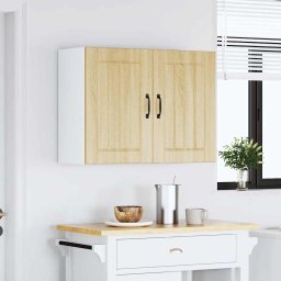 vidaXL Keukenbovenkast Lucca bewerkt hout sonoma eikenkleurig