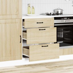vidaXL Onderkast Lucca bewerkt hout sonoma eikenkleurig