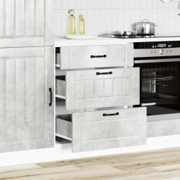 vidaXL Onderkast Lucca bewerkt hout betongrijs