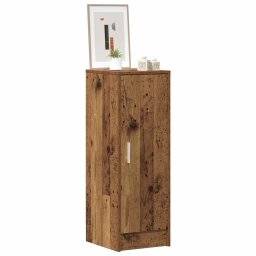 vidaXL Schoenenkast 32x35x92 cm bewerkt hout oud houtkleurig