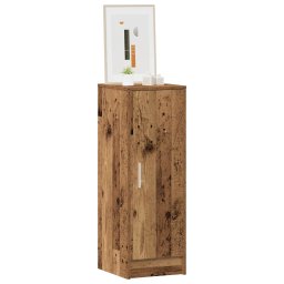 vidaXL Schoenenkast 32x35x92 cm bewerkt hout artisanaal eikenkleur