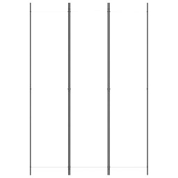 vidaXL Kamerscherm met 3 panelen 150x220 cm stof wit