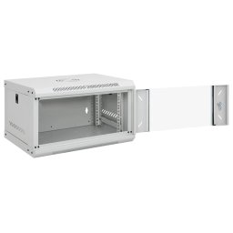 vidaXL 6U Wandgemonteerde Netwerkkast 19" IP20 53x40x30 cm