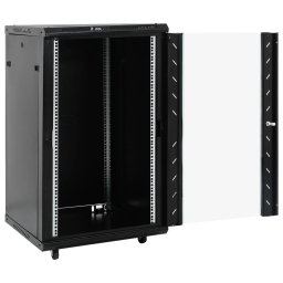 vidaXL Netwerkkast met draaiwieltjes 18U 19" IP20 60x60x100 cm