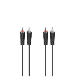 Hama AUDIOKABEL, 2 CINCH-STEKKERS - 2 CINCH-STEKKERS, 3,0 M Audio kabel Zwart