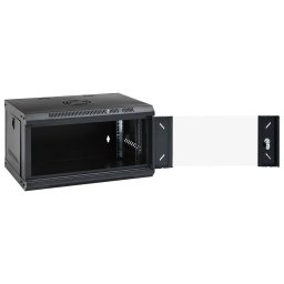 vidaXL 6U Wandgemonteerde Netwerkkast 19" IP20 53x40x30 cm