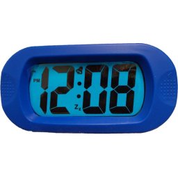 Balance Time LCD - Wekker - Rubber - Kobalt Blauw