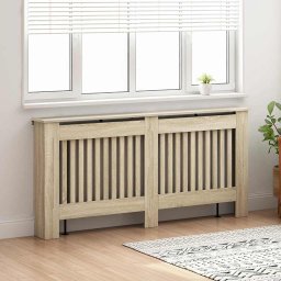 vidaXL Radiatorombouw 172x19x81 cm bewerkt hout