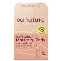 Sanature 100% Cotton Maternity Pads Kraamverband
