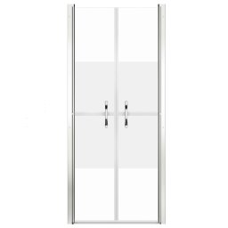 vidaXL Douchedeur 76x190 cm ESG halfmat