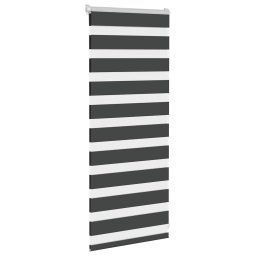 vidaXL Zebra rolgordijn 60x100 cm stofbreedte zwart 55,9 cm