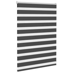 vidaXL Zebra rolgordijn 95x100 cm stofbreedte 90,9 cm zwart