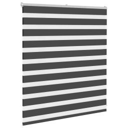 vidaXL Zebra rolgordijn 120x100 cm stofbreedte 115,9 cm zwart