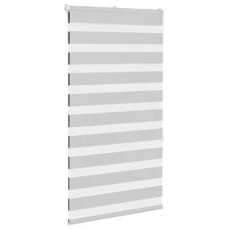 vidaXL Zebra rolgordijn 70x150 cm stofbreedte 65,9 cm lichtgrijs