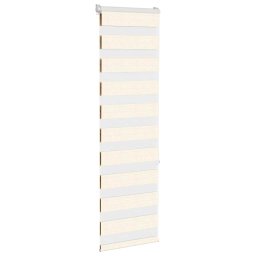 vidaXL Zebra Blind 45x150 cm stofbreedte 40,9 cm polyester marmerbeige