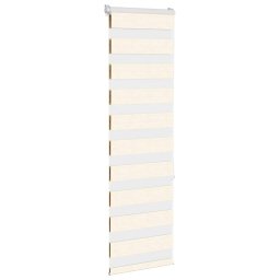 vidaXL Zebra Blind 50x150 cm stofbreedte 55,9 cm polyester marmerbeige