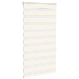vidaXL Zebra rolgordijn 85x150 cm stofbreedte 80,9 cm marmerbeige